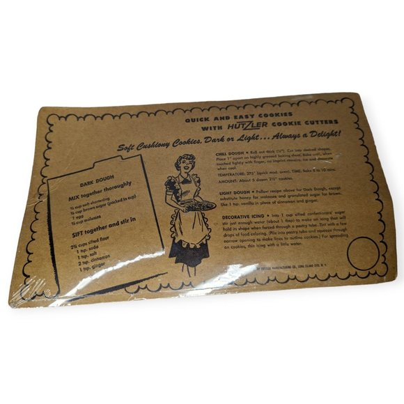 Vintage Hutzler Green Plastic Cookie Cutters NWT - Picture 5 of 8